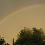 Счастливая радуга над селом Харламово