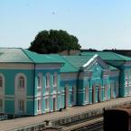 Город Рославль, железнодорожный вокзал