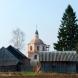 Деревня Ровное, вид на Спасо-Преображенскую церковь. Апрель 2013 г. Фото: Татьяна Ланская.