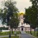 Монастырская площадь, вид на Иверский собор. Август 2013 г. Фото: Анатолий Максимов.