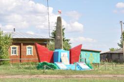 Памятник односельчанам в Воздвиженке, погибшим в годы Великой Отечественной войны.