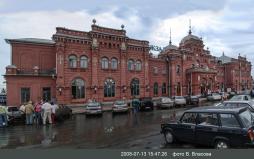 Железнодорожный вокзал («Казань-Пассажирская»). Июль 2008 г. Фото: Владимир Власов.