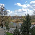 Вид на Москву-реку и окрестности с холма Успенского собора на Городке. Апрель 2014 г. Фото: А. Востриков.
