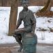 Памятник юному А. С. Пушкину в ознаменование 200-летия со дня рождения, скульптор А. С. Хижняк. Март 2015 г. Фото: А. Востриков.
