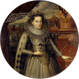 Портрет Марины Мнишек. Около 1606 года.