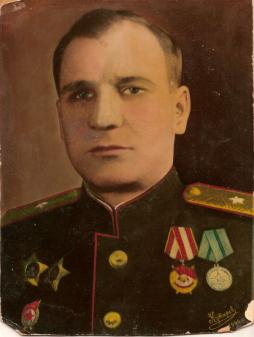 Лебедев Виктор Григорьевич, репродукция с картины худ. Кутякова (1944 г.)